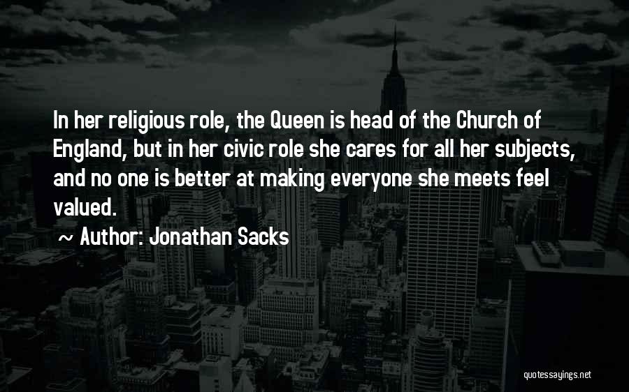 She Cares Quotes By Jonathan Sacks