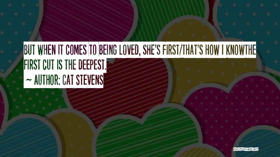 She Comes First Quotes By Cat Stevens