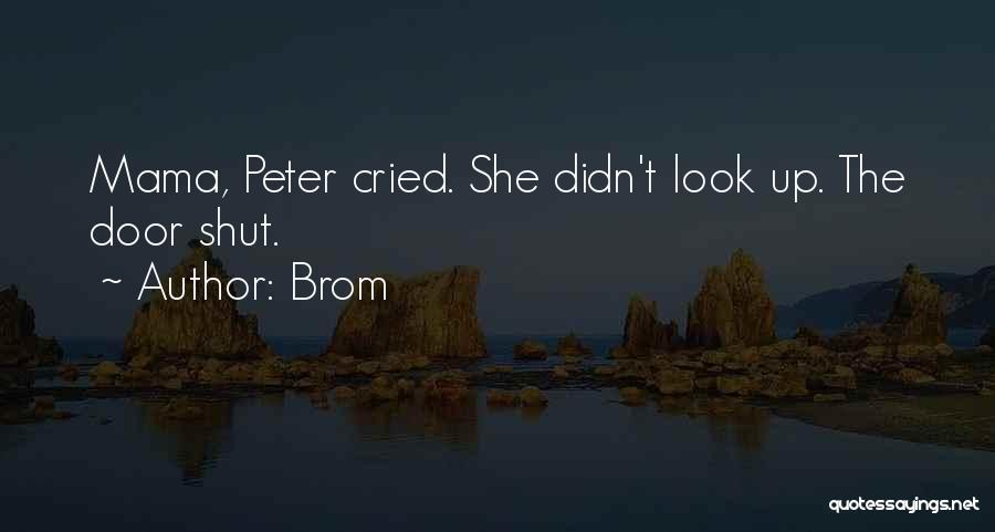 She Cried Quotes By Brom