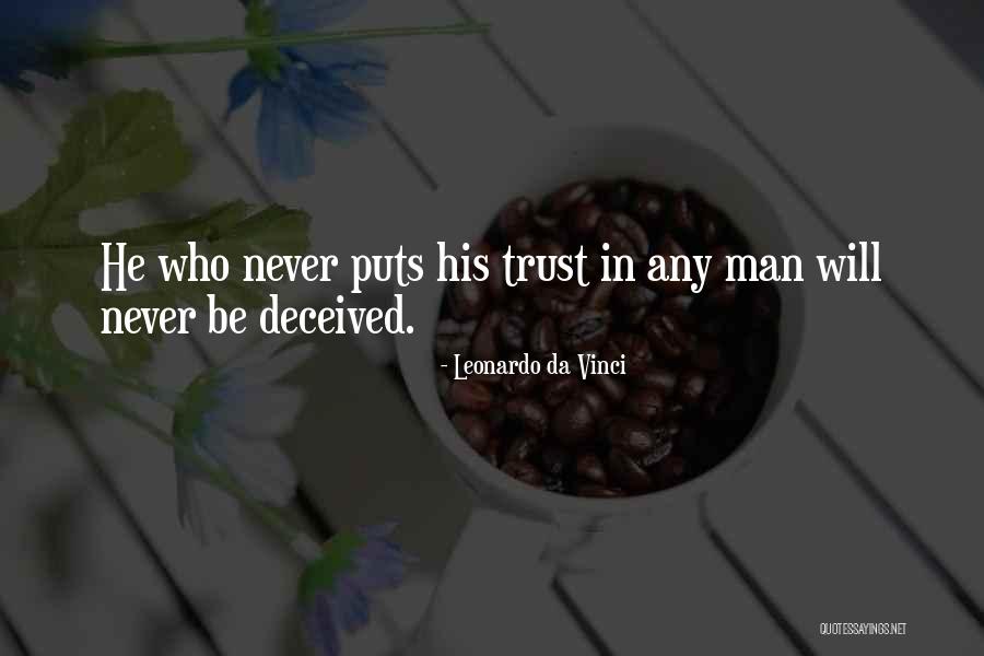 She Deceived Me Quotes By Leonardo Da Vinci