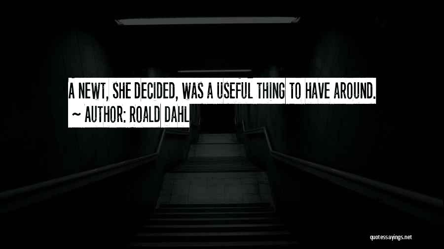 She Decided Quotes By Roald Dahl