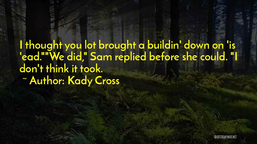 She Did It Quotes By Kady Cross