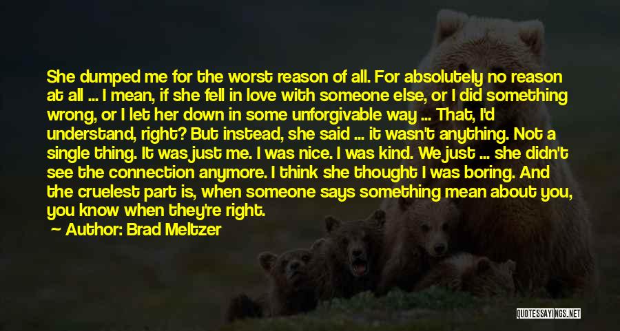 She Did Me Wrong Quotes By Brad Meltzer