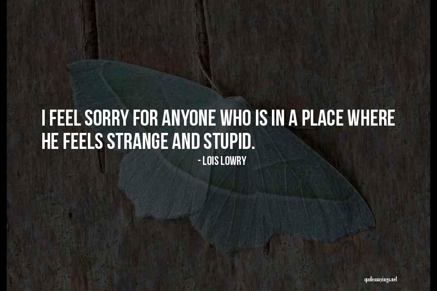 She Feels Alone Quotes By Lois Lowry She Feels Alone Quotes By Lois Lowry