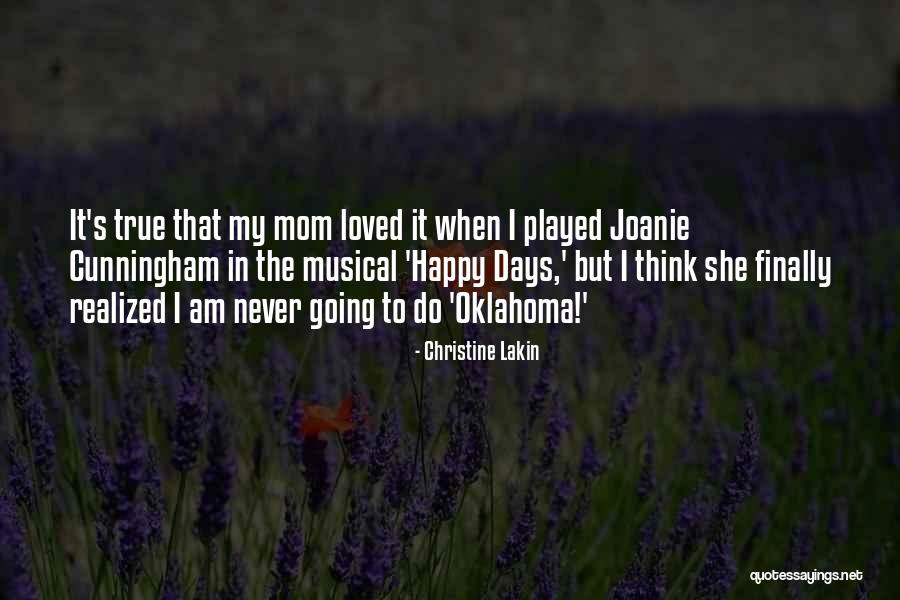 She Finally Realized Quotes By Christine Lakin She Finally Realized Quotes By Christine Lakin