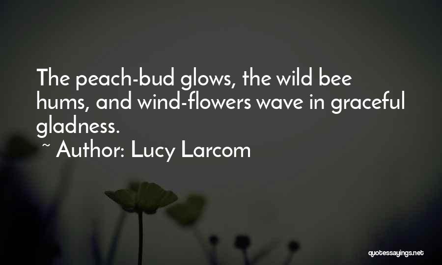 She Glows Quotes By Lucy Larcom She Glows Quotes By Lucy Larcom