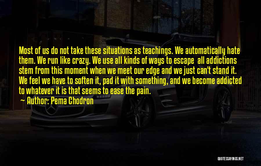 She Got Me Going Crazy Quotes By Pema Chodron