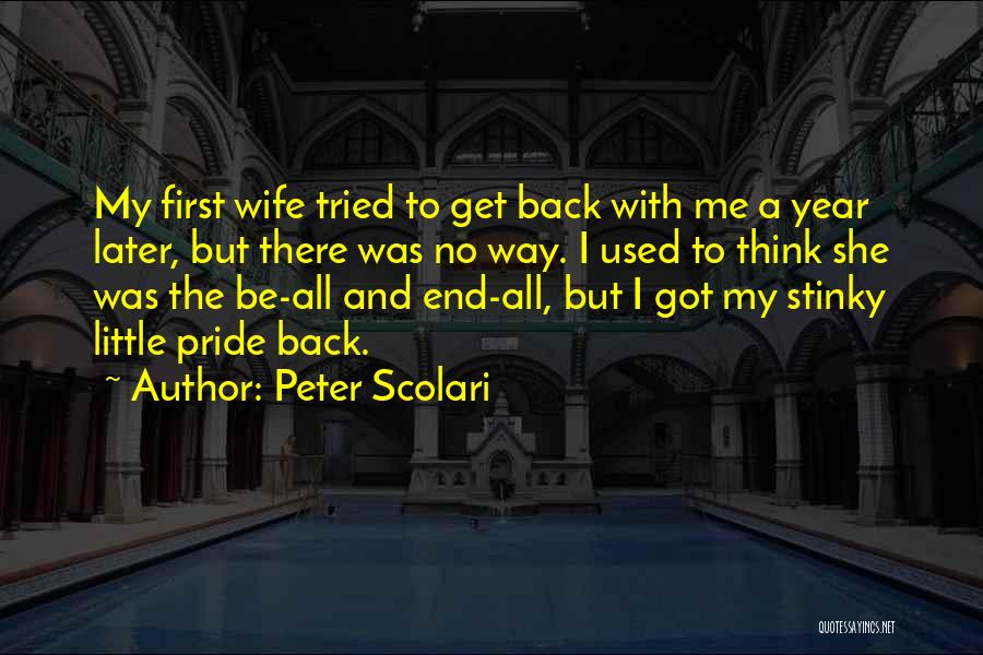 She Got My Back Quotes By Peter Scolari