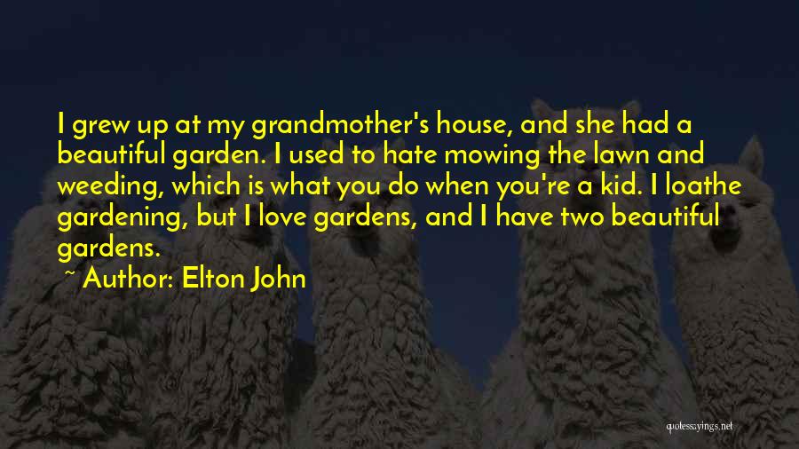 She Grew Up Quotes By Elton John