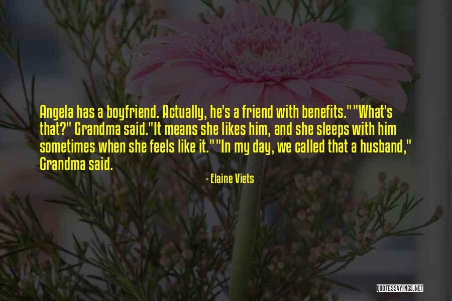 She Has Boyfriend Quotes By Elaine Viets