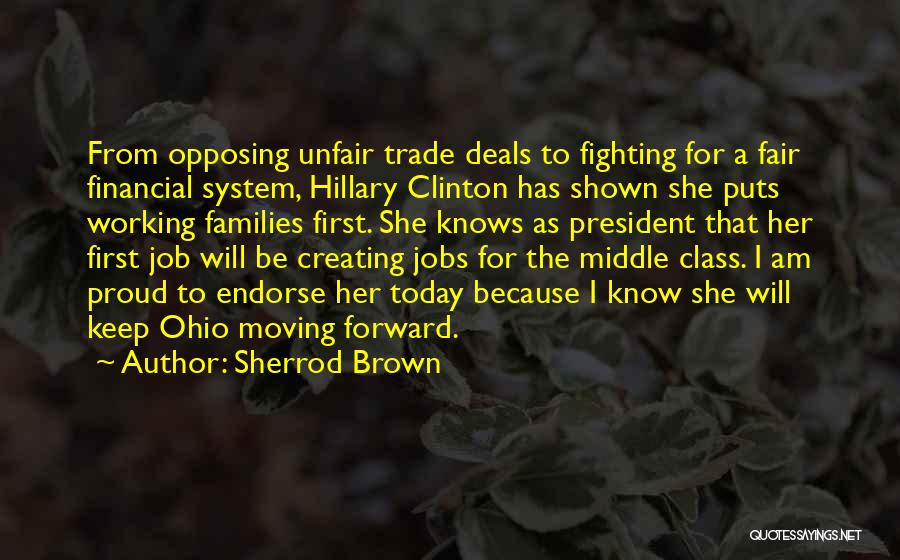 She Has Class Quotes By Sherrod Brown