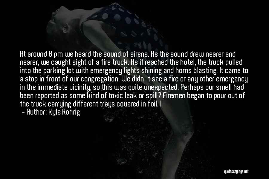 She Has Fire In Her Eyes Quotes By Kyle Rohrig