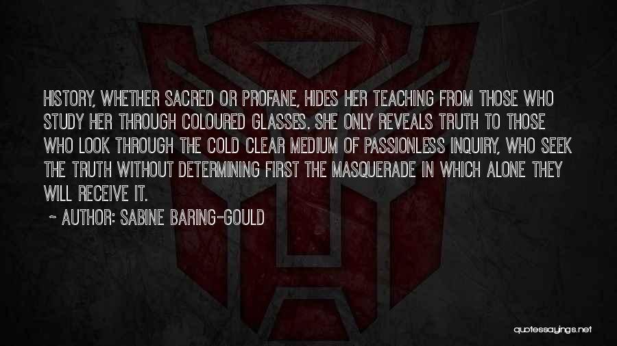 She Hides Quotes By Sabine Baring-Gould