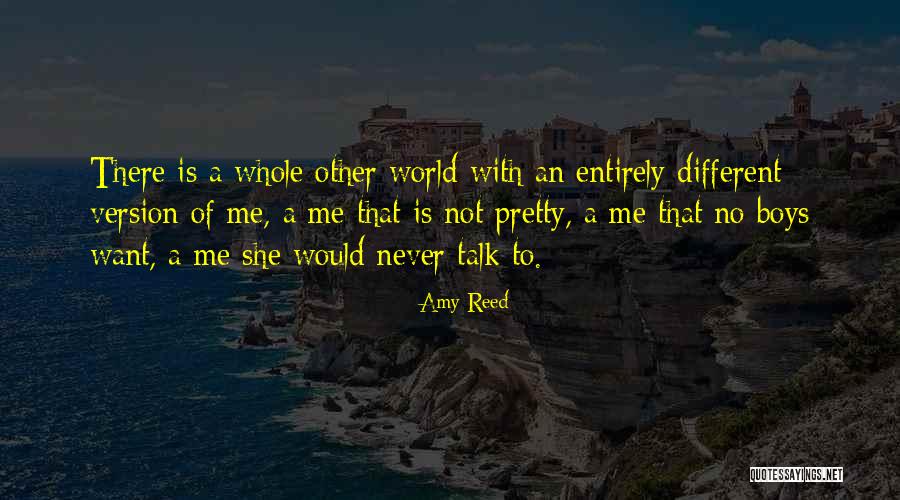 She Is Different Quotes By Amy Reed