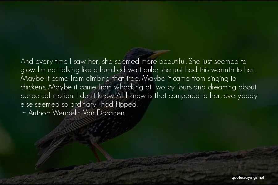 She Is More Beautiful Quotes By Wendelin Van Draanen