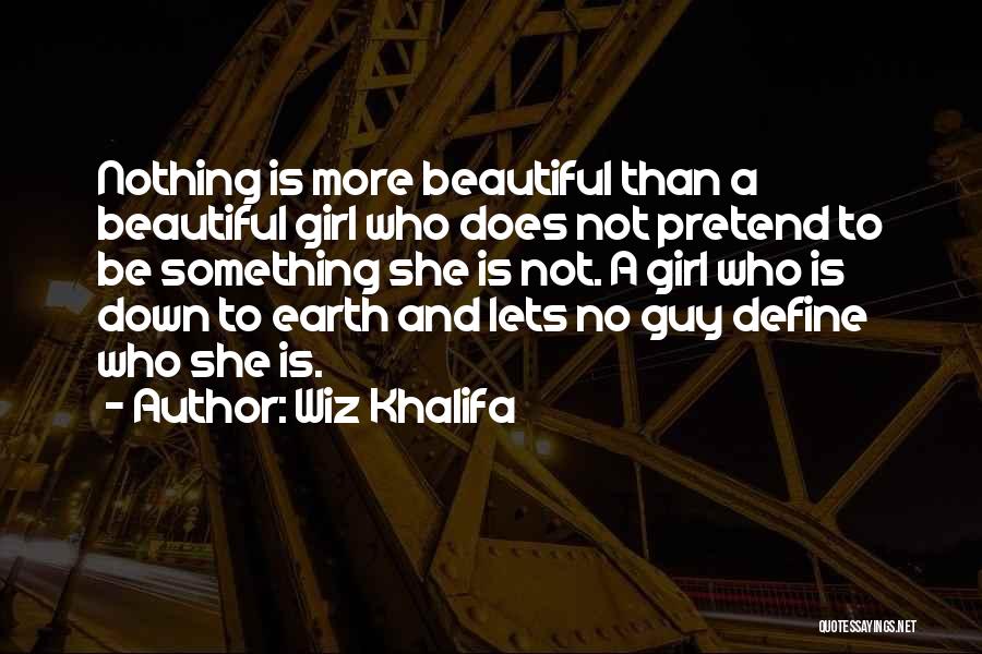 She Is More Beautiful Quotes By Wiz Khalifa