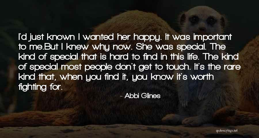 She Is Special To Me Quotes By Abbi Glines