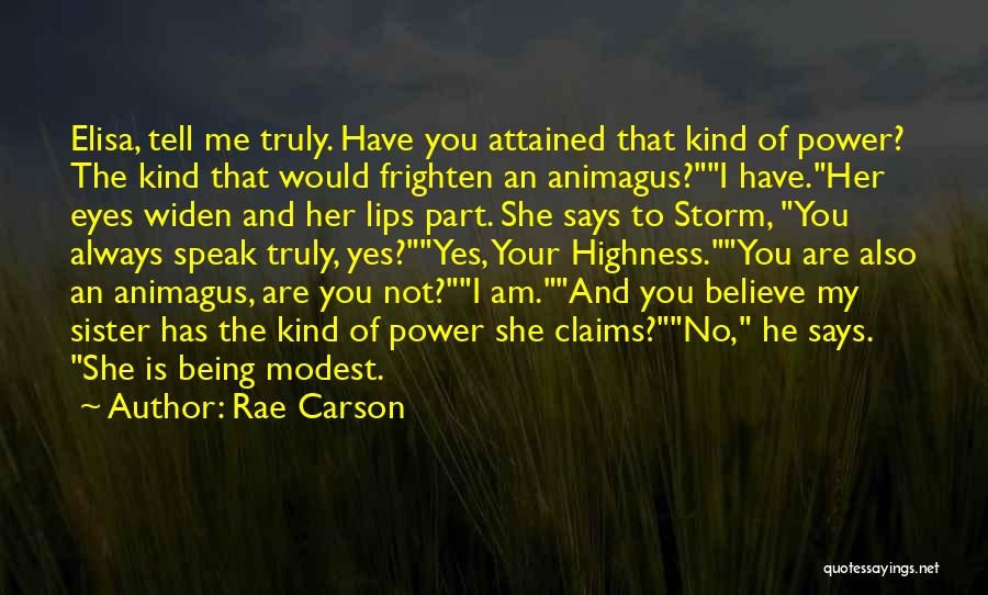 She Is The Storm Quotes By Rae Carson