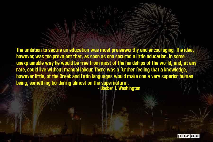She Is Unexplainable Quotes By Booker T. Washington She Is Unexplainable Quotes By Booker T. Washington