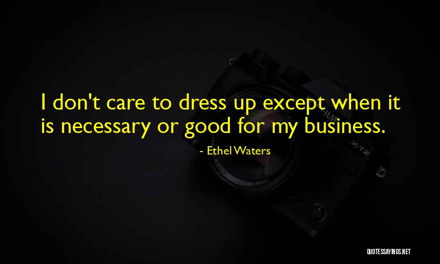 She Just Dont Care Quotes By Ethel Waters She Just Dont Care Quotes By Ethel Waters