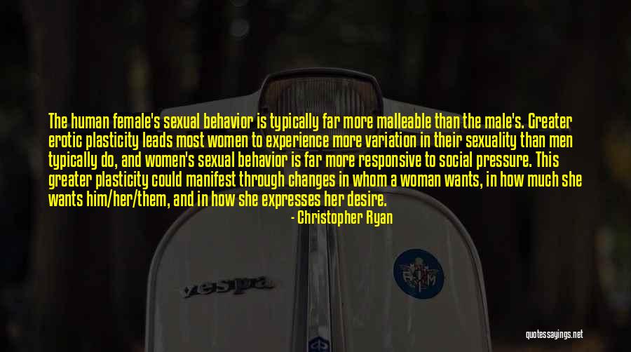 She Leads Quotes By Christopher Ryan She Leads Quotes By Christopher Ryan