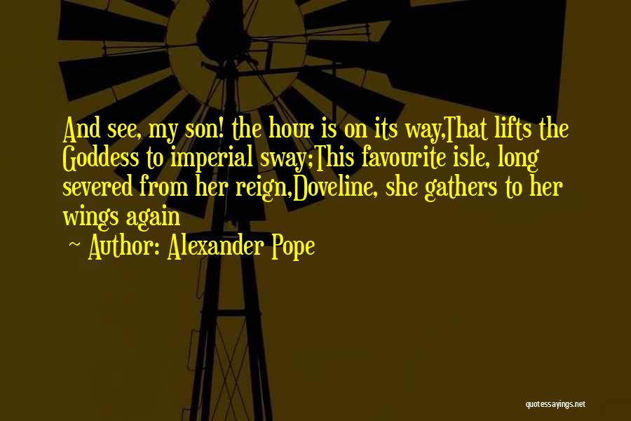 She Lifts Quotes By Alexander Pope