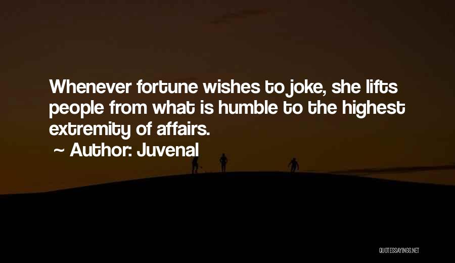 She Lifts Quotes By Juvenal