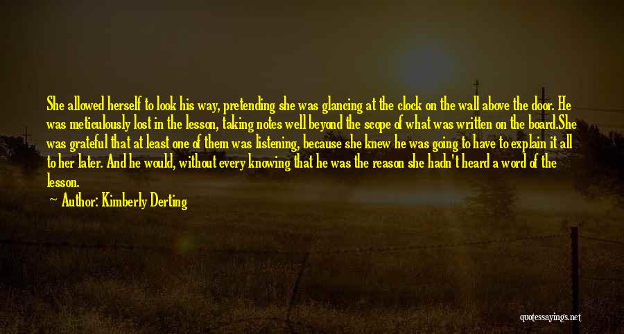 She Lost Herself Quotes By Kimberly Derting