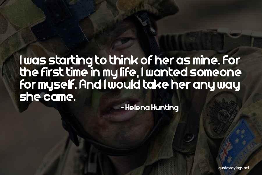 She Mine Quotes By Helena Hunting