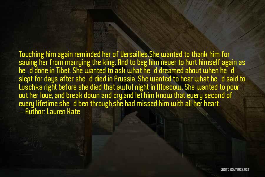 She Missed Him Quotes By Lauren Kate