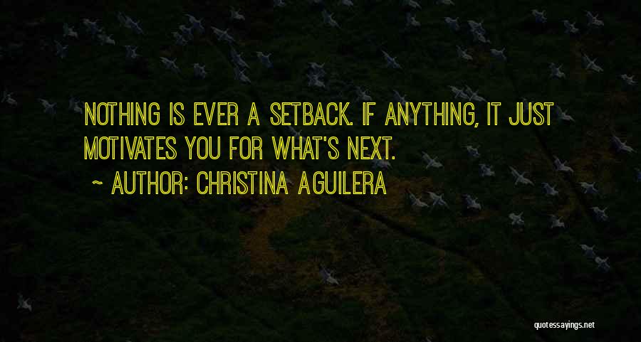 She Motivates Me Quotes By Christina Aguilera