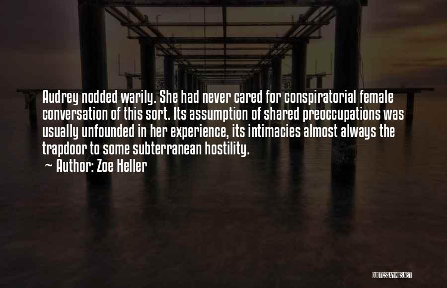 She Never Cared Quotes By Zoe Heller