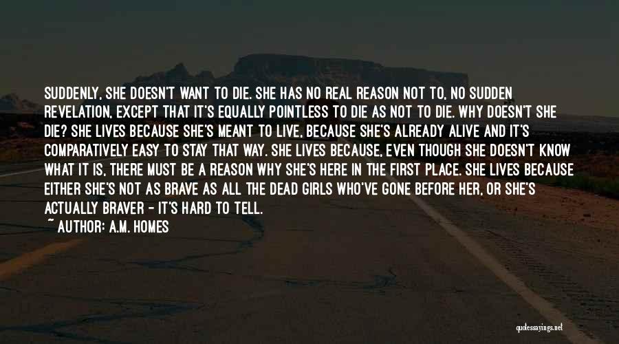 She Not There Quotes By A.M. Homes
