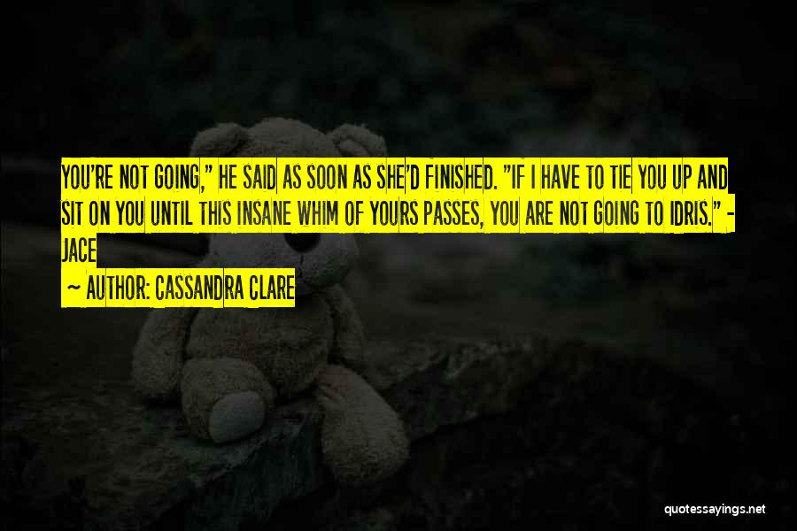 She Not Yours Quotes By Cassandra Clare