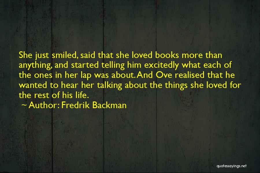 She Realised Quotes By Fredrik Backman