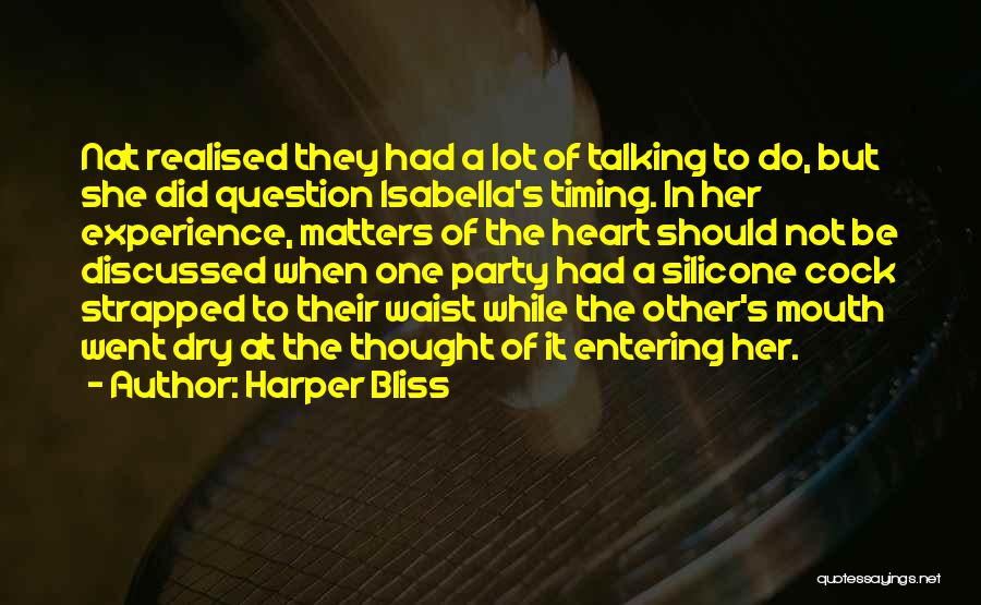 She Realised Quotes By Harper Bliss