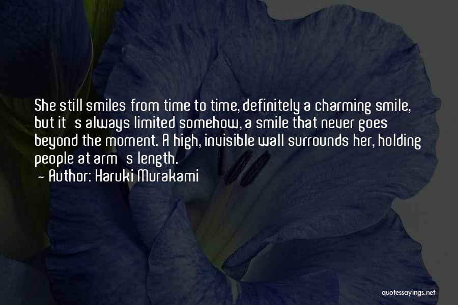 She Smiles But Quotes By Haruki Murakami