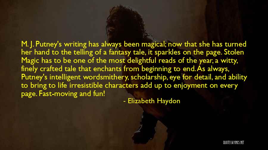 She Sparkles Quotes By Elizabeth Haydon She Sparkles Quotes By Elizabeth Haydon