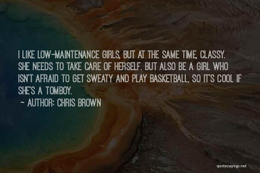 She The Girl Quotes By Chris Brown