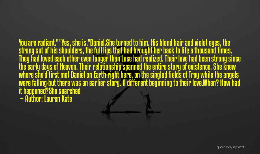 She Turned Her Back Quotes By Lauren Kate