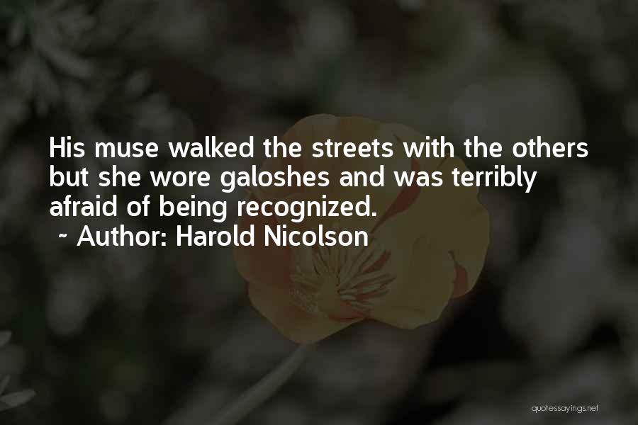 She Was Afraid Quotes By Harold Nicolson