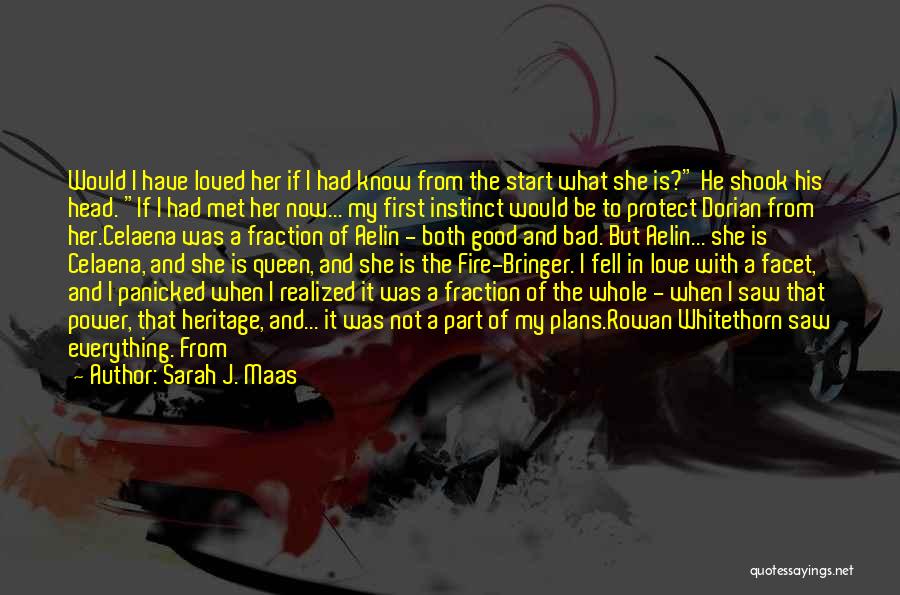 She Was Afraid To Love Quotes By Sarah J. Maas