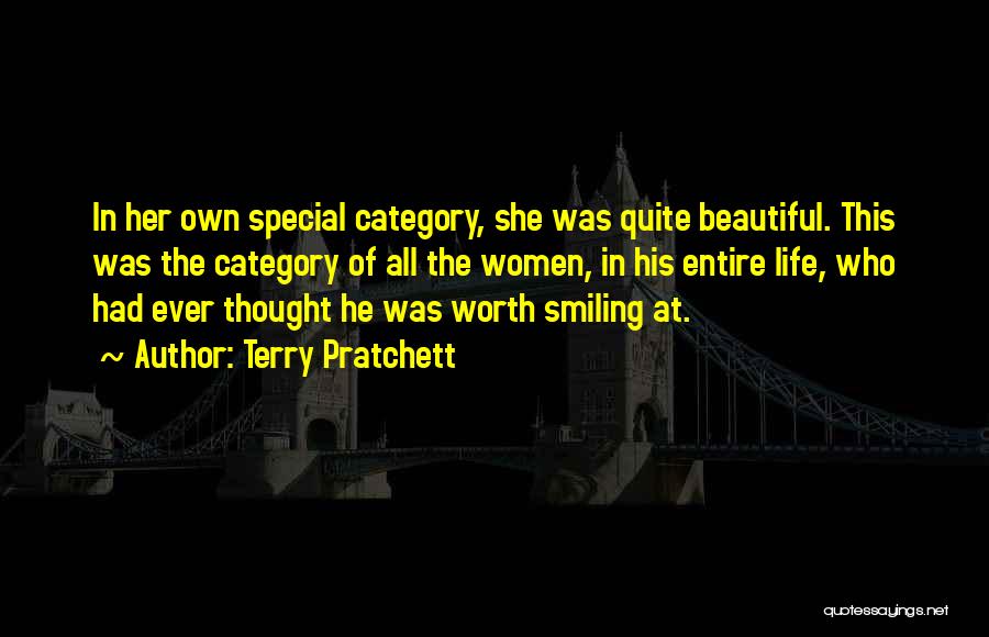 She Was Beautiful Quotes By Terry Pratchett