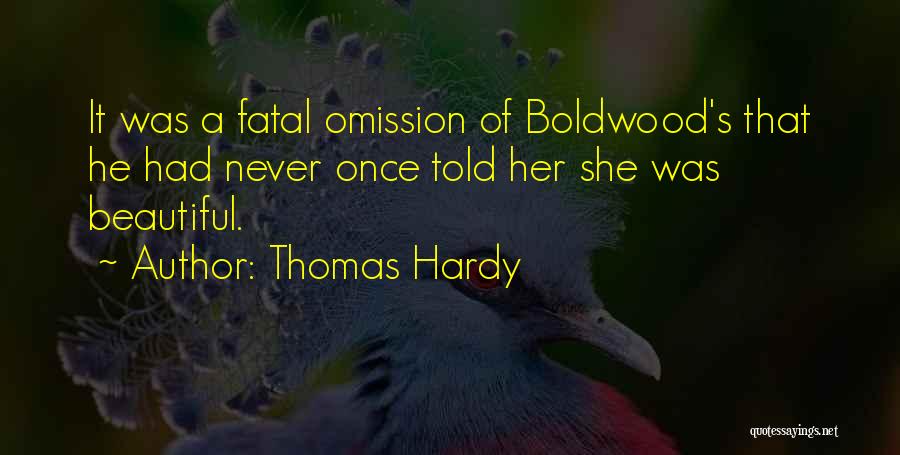 She Was Beautiful Quotes By Thomas Hardy