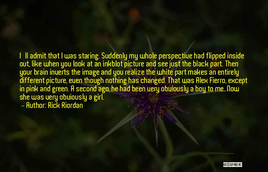 She Was Different Quotes By Rick Riordan