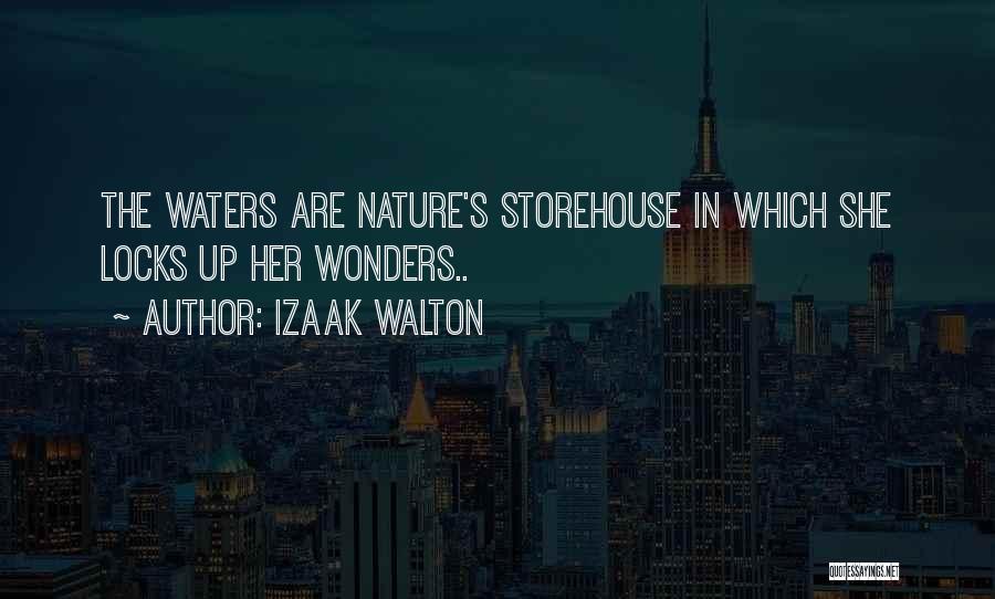 She Wonders Quotes By Izaak Walton