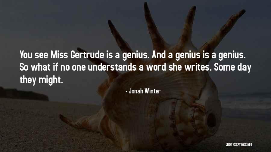 She Writes Quotes By Jonah Winter