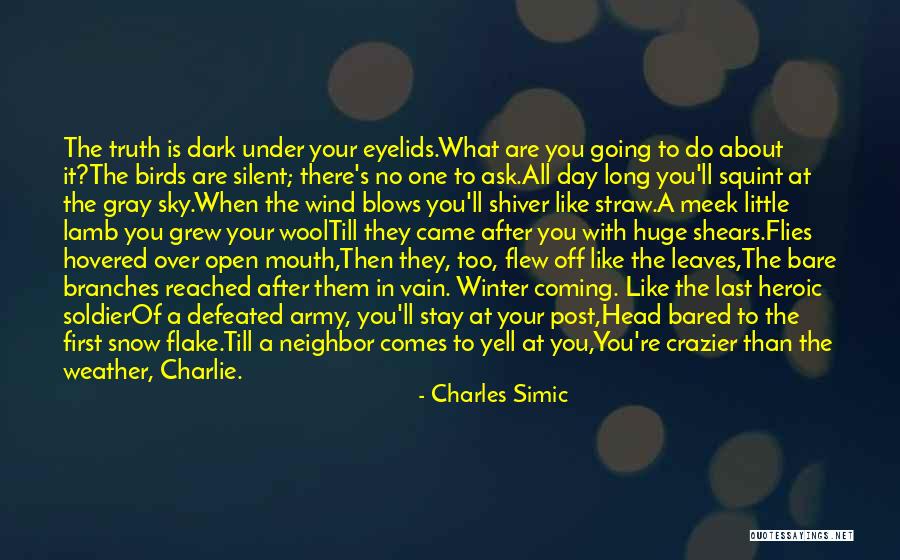 Shears Quotes By Charles Simic Shears Quotes By Charles Simic