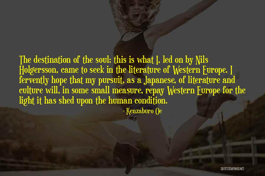 Shed Some Light Quotes By Kenzaburo Oe Shed Some Light Quotes By Kenzaburo Oe