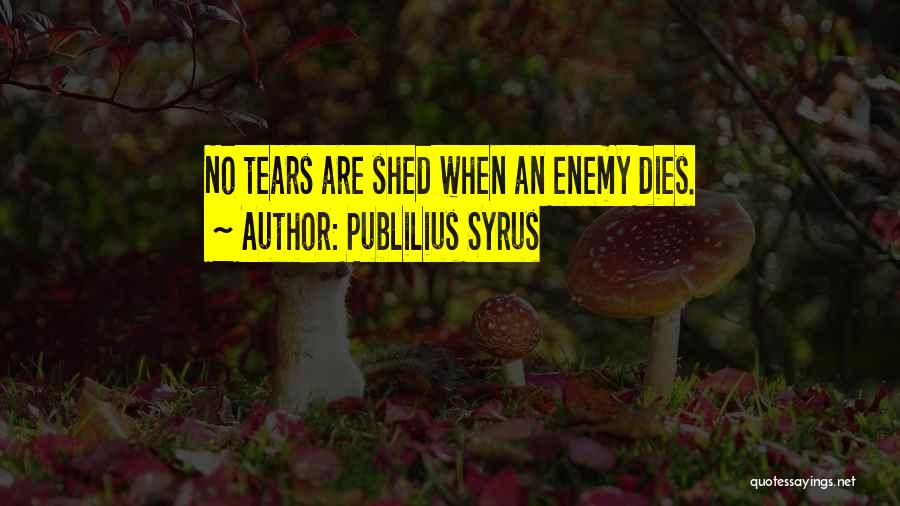 Shed Some Tears Quotes By Publilius Syrus